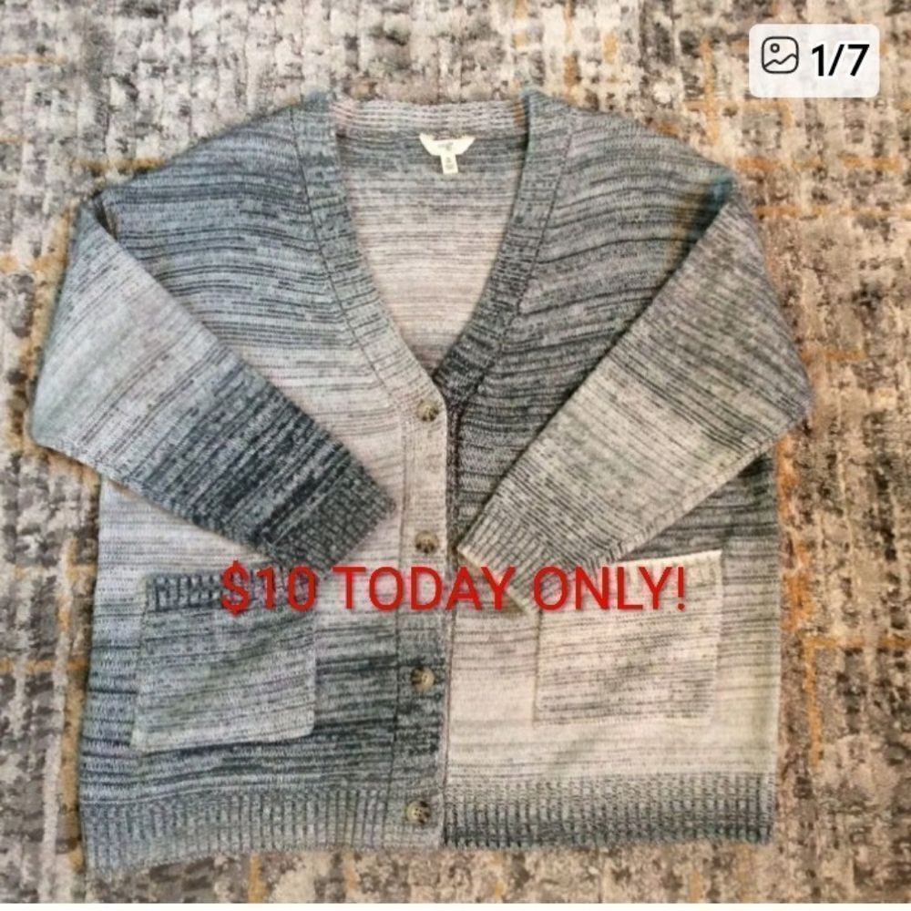 3 For $25! COZY KNIT GRANDPA CARDIGAN! EUC! SIZE 14